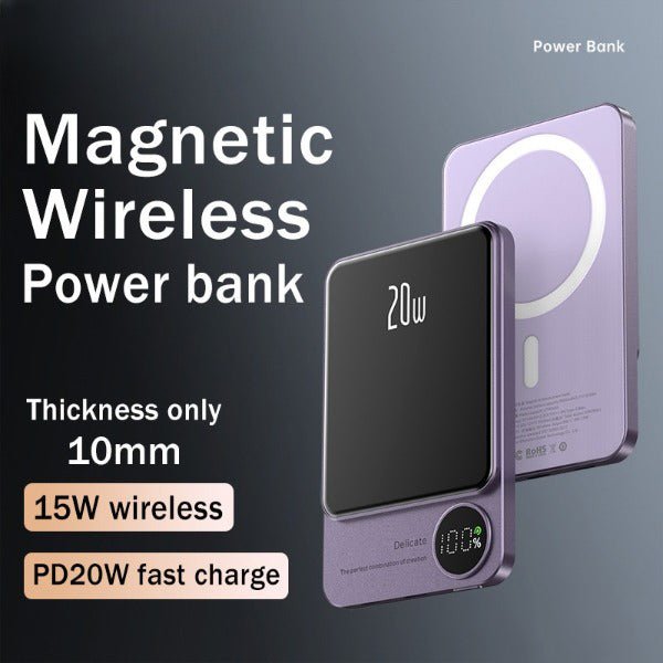 MagSafe Magnetic Wireless Power Bank iPhone 14 - Raqmo